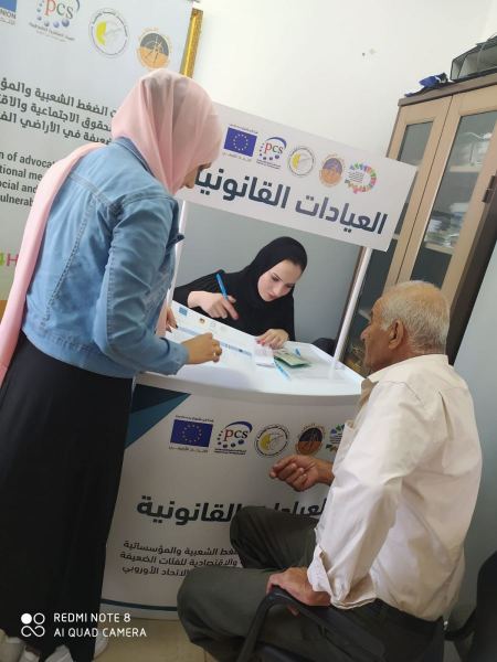 وحدة رصد وتوثيق الانتهاكات تختتم سلسلة من العيادات القانونية في 12 موقعا